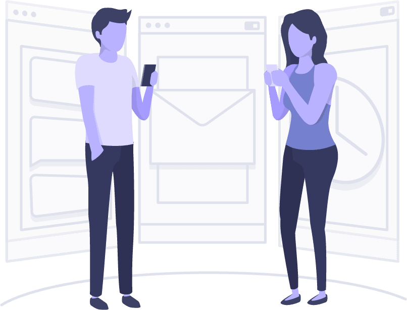 Our Process 3 app marketing illustration 02 4