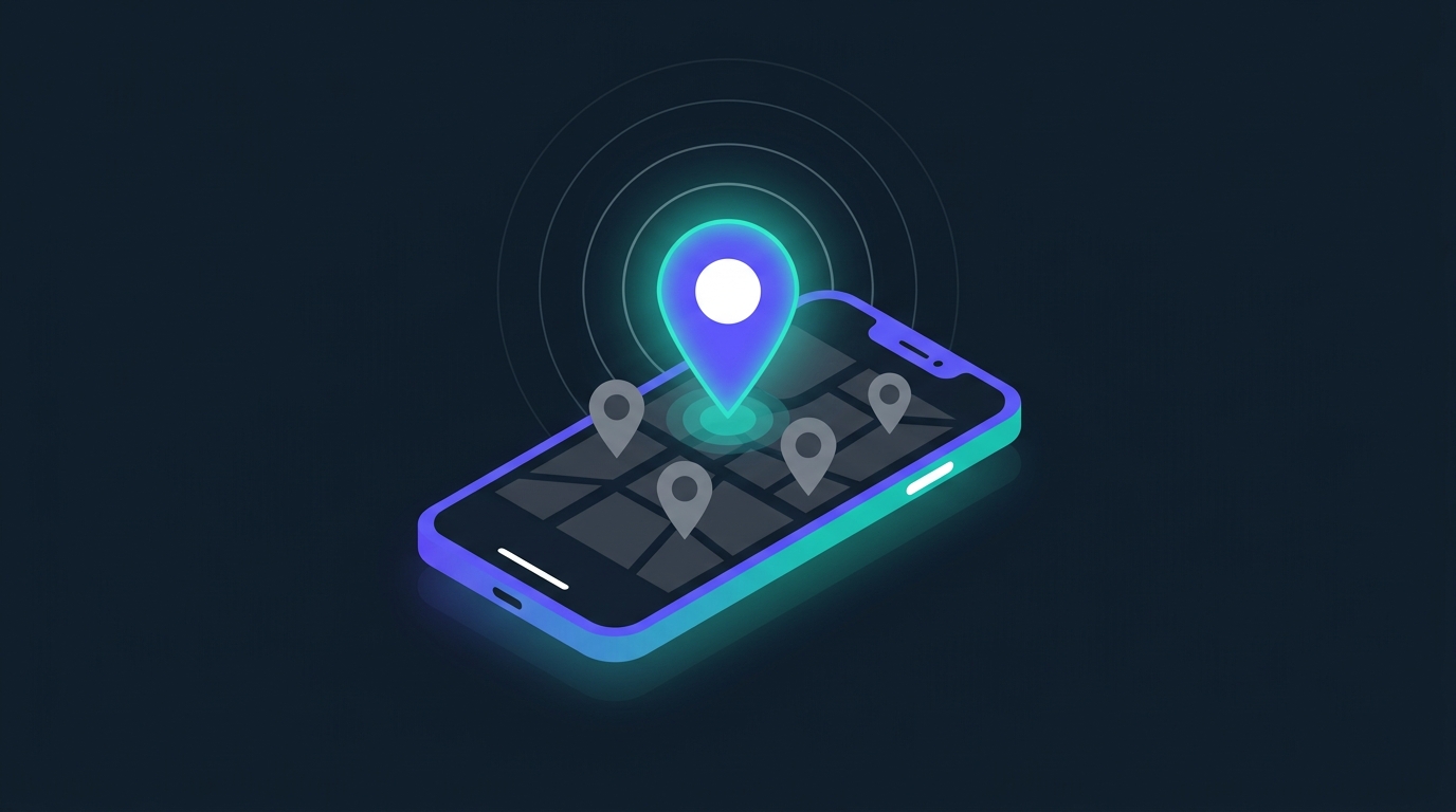 Why your business is not showing on Google Maps – Raleigh Local business standing out on a Google Maps-style map with a glowing location pin in Raleigh, NC