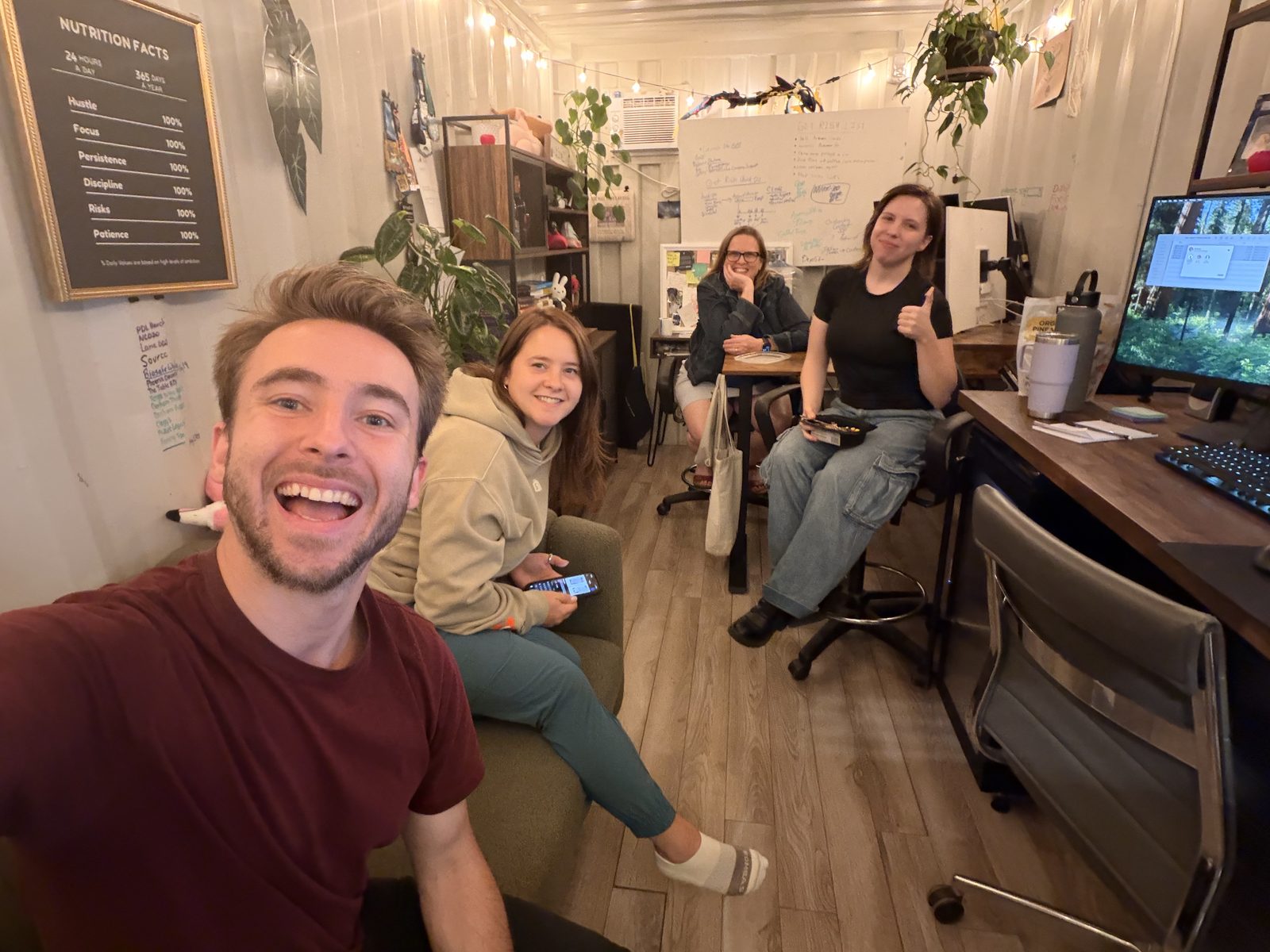 The Snazzy Solutions team at the Raleigh office